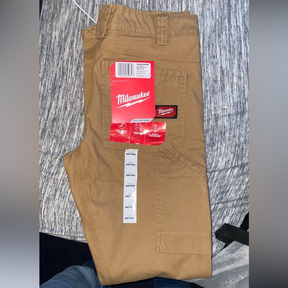 Milwaukee Heavy Duty Flex Work Pants 30x32